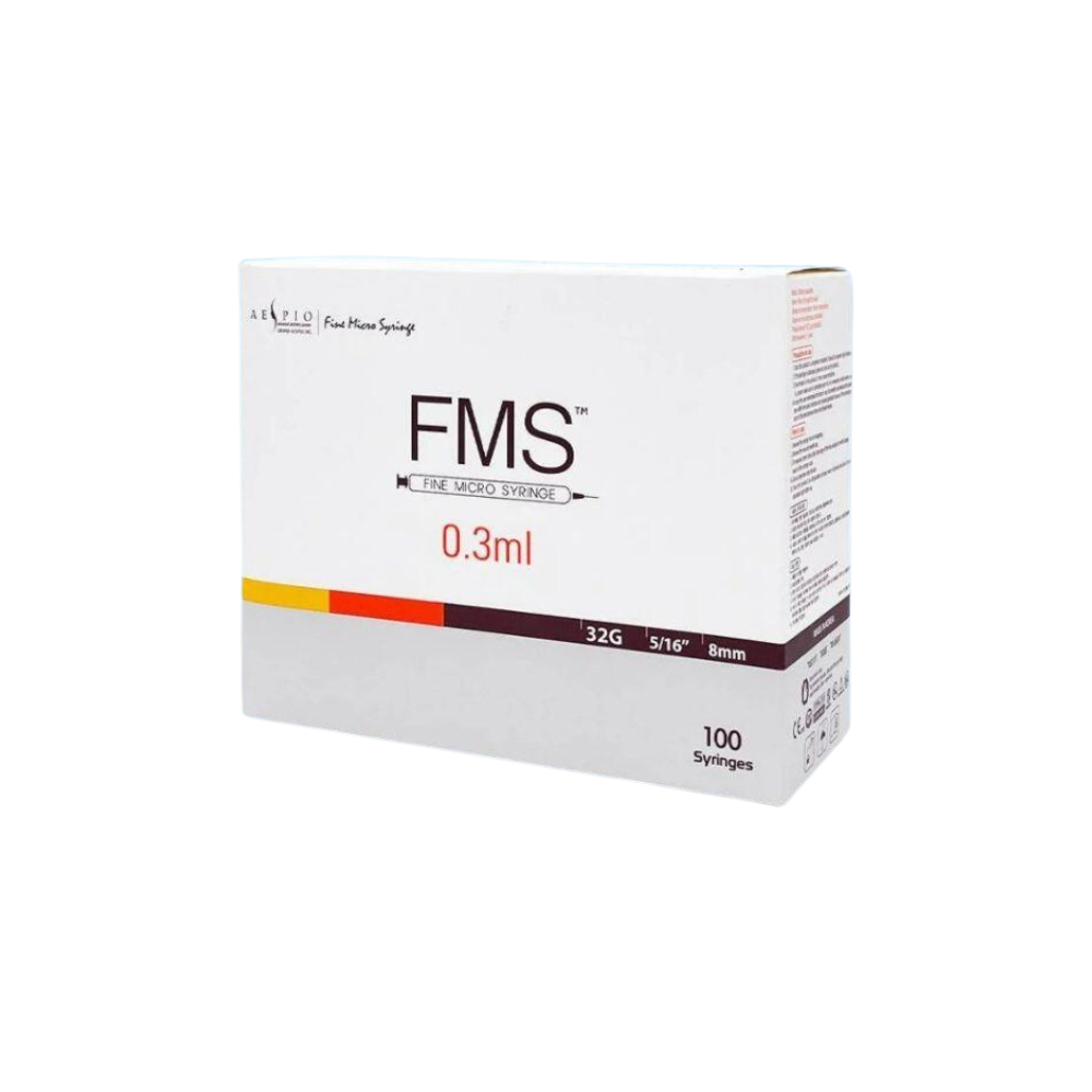 FMS Fine Micro Syringe 0.3ml Pack x 10