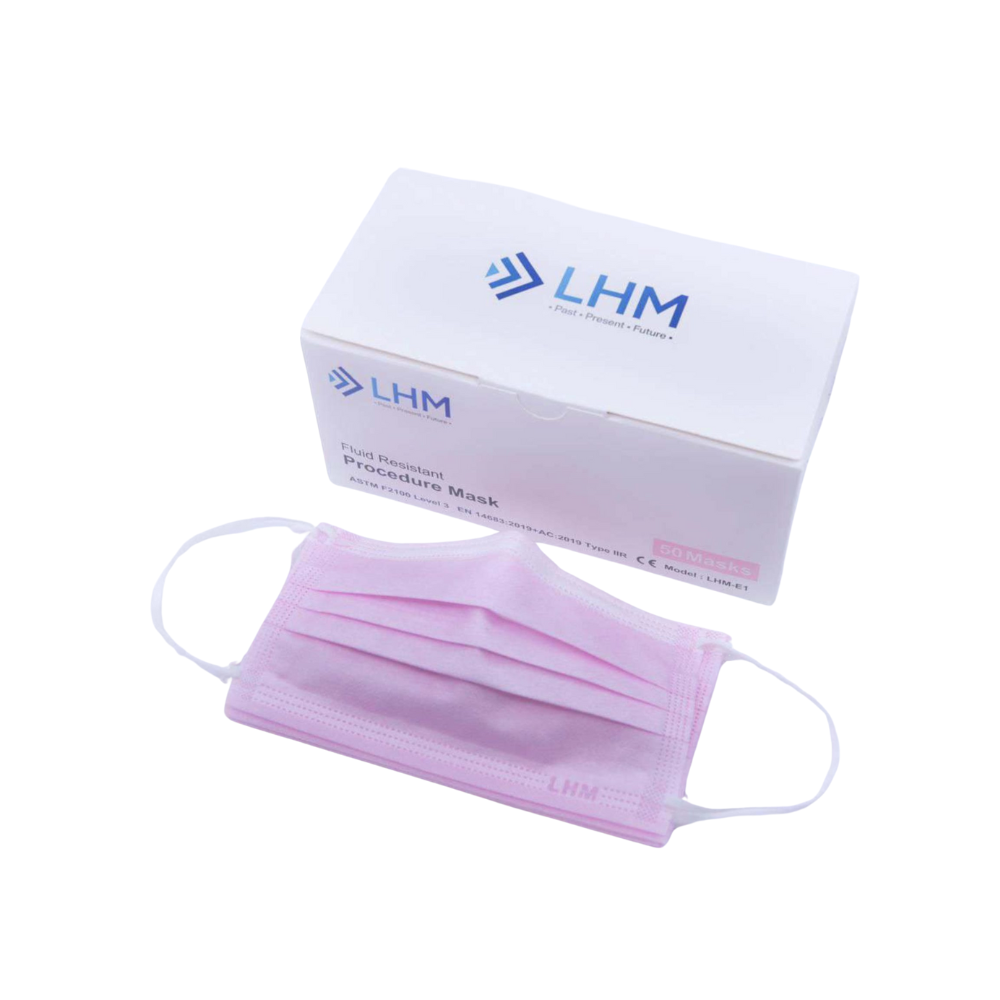 LHM Procedure Mask PINK x 50